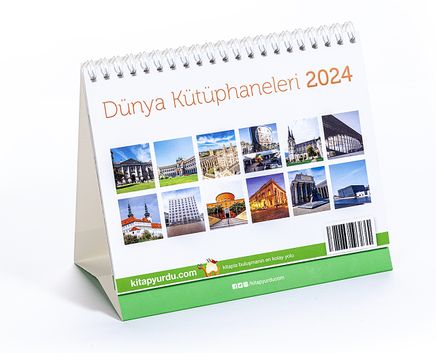 2024 Kitapyurdu Masa Takvimi (Dünya Kütüphaneleri)