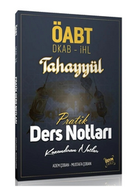 ÖABT Din Kültürü ve Ahlak Bilgisi Pratik Ders Notları 