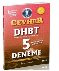 DHBT Cevher 5 Deneme PDF Çözümlü 