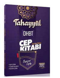 DHBT Cep Kitabı Özet Ders Notları 