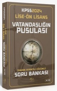 2024 KPSS Lise Ön Lisans Vatandaşlık Vatandaşlığın Pusulası Soru Bankası Çözümlü 