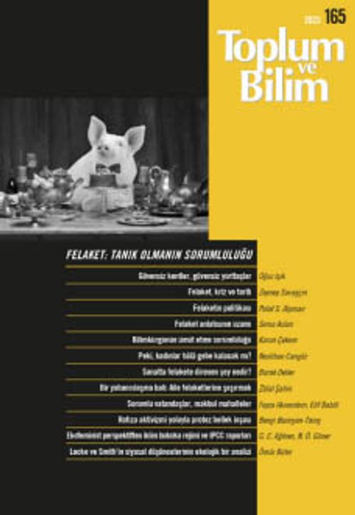 Toplum ve Bilim Sayı:165 2023