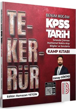 2024 KPSS Tarih Tekerrür Kamp Kitabı