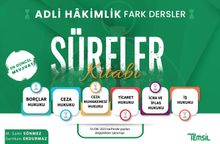 Adli Hakimlik Fark Dersler Süreler Kitabı