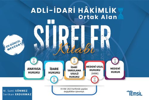 Adli - İdari Hakimlik  Ortak Alan Süreler Kitabı