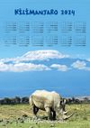 2024 Takvimli Poster - Yüksekler - Kilimanjaro