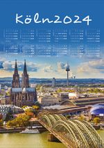 2024 Takvimli Poster - Şehirler - Köln