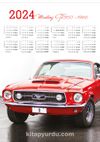 2024 Takvimli Poster - Arabalar - Mustang