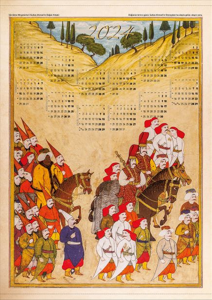 2024 Takvimli Poster - Minyatürler - Surname Alay Sonu