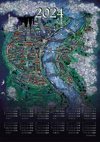 2024 Takvimli Poster - Minyatürler - Nusret Çolpan Köln