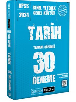 2024 KPSS Genel Yetenek Genel KültürTarih 30 Deneme