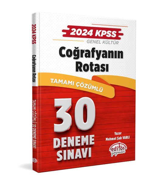 2024 KPSS Coğrafyanın Rotası Tamamı Çözümlü  30 Deneme Sınavı 
