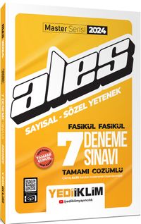 2024 ALES Sayısal - Sözel Yetenek Fasikül Fasikül Tamamı Çözümlü 7 Deneme