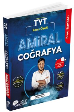 Amiral Coğrafya TYT Konu Özetli Soru Bankası 
