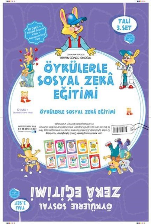 Tali - 3 Öykülerle Sosyal Zeka Eğitimi  (10 Kitap Set)