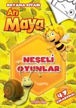 Arı Maya - Neşeli Oyunlar - Boyama Kitabı