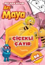 Arı Maya - Çiçekli Çayır - Boyama Kitabı