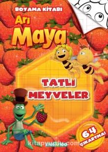 Arı Maya - Tatlı Meyveler - Boyama Kitabı
