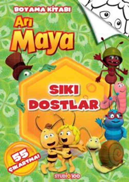 Arı Maya - Sıkı Dostlar - Boyama Kitabı