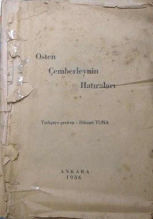 Osten Çemberleynin Hatıraları / 13-A-6
