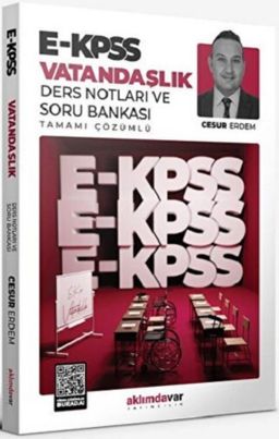 2024 E - KPSS Vatandaşlık Ders Notu ve Soru Bankası Tek Kitap