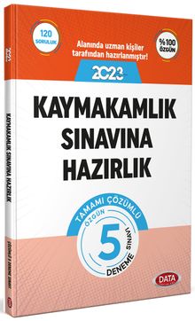 Kaymakamlık Sınavına Hazırlık Tamamı Çözümlü 5 Deneme Sınavı 