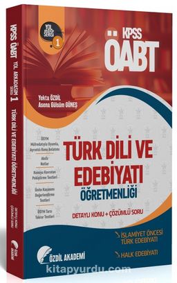 ÖABT Türk Dili ve Edebiyatı 1. Kitap Halk Edebiyatı Konu Anlatımlı Soru Bankası