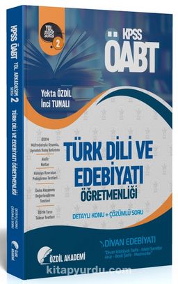 ÖABT Türk Dili ve Edebiyatı 2. Kitap Divan Edebiyatı Konu Anlatımlı Soru Bankası