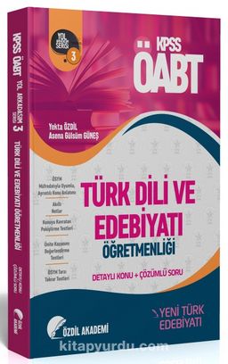 ÖABT Türk Dili ve Edebiyatı 3. Kitap Yeni Türk Edebiyatı Konu Anlatımlı Soru Bankası 