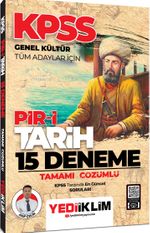 KPSS Genel Kültür Tüm Adaylar İçin Pir-i Tarih Tamamı Çözümlü 15 Deneme 