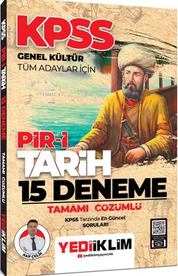 KPSS Genel Kültür Tüm Adaylar İçin Pir-i Tarih Tamamı Çözümlü 15 Deneme 