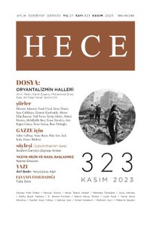 Hece Dergisi Sayı: 323 Kasım 2023