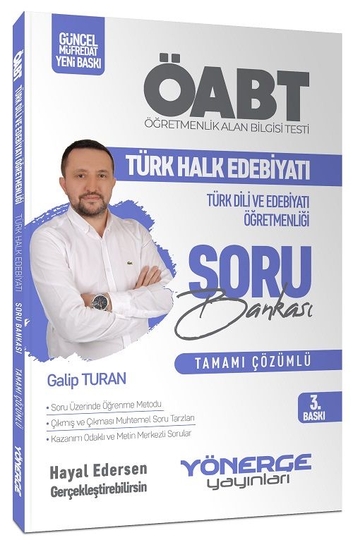 2023 ÖABT Türk Dili ve Edebiyatı Öğretmenliği Türk Halk Edebiyatı Soru Bankası Çözümlü 