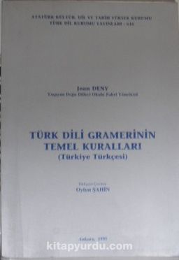 Türk Dili Gramerinin Temel Kuralları (Türkiye Türkçesi) / 36-D-20