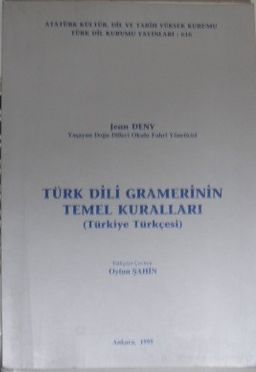Türk Dili Gramerinin Temel Kuralları (Türkiye Türkçesi) / 36-D-20