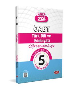 ÖABT Türk Dili Ve Edebiyatı Öğretmenliği Tamamı Çözümlü 5 Deneme Sınavı 