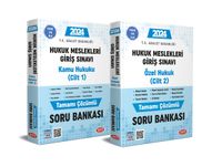Hukuk Meslekleri Giriş Sınavına Hazırlık Tamamı Çözümlü Soru Bankası 1-2