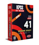 2024 KPSS Lise Ön Lisans 41 Deneme Sınavı 