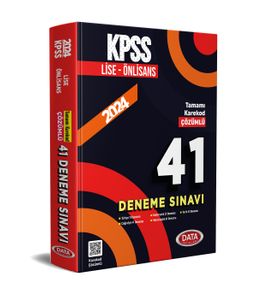 2024 KPSS Lise Ön Lisans 41 Deneme Sınavı 