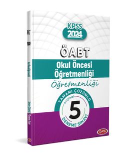 2023 KPSS ÖABT Okul Öncesi Öğretmenliği Tamamı Çözümlü 5 Deneme Sınavı