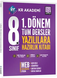 8. Sınıf 1. Dönem Tüm Dersler Yazılılara Hazırlık Kitabı
