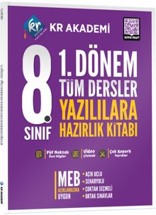 8. Sınıf 1. Dönem Tüm Dersler Yazılılara Hazırlık Kitabı
