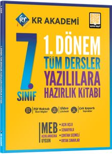 7. Sınıf 1. Dönem Tüm Dersler Yazılılara Hazırlık Kitabı