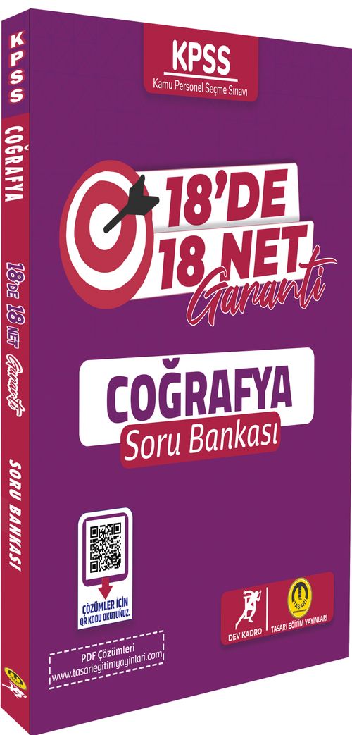 KPSS Coğrafya 18'de 18 Net Soru Bankası
