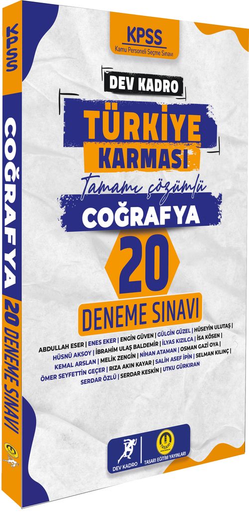 KPSS Dev Kadro Türkiye Karması Coğrafya 20 Deneme