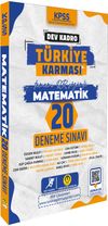 2024 KPSS Dev Kadro T&uuml;rkiye Karması Matematik 20 Deneme