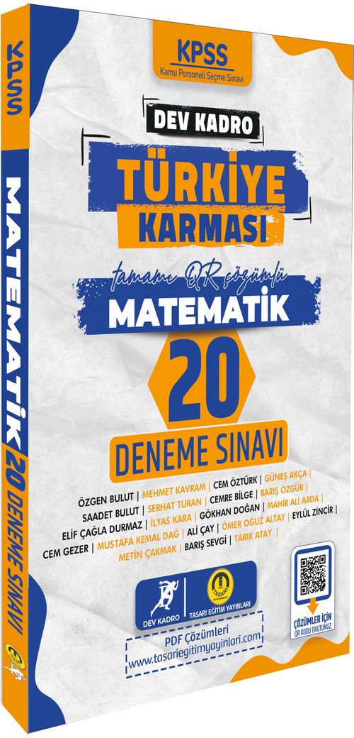 KPSS Dev Kadro Türkiye Karması Matematik 20 Deneme