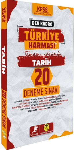 2024 KPSS Dev Kadro Türkiye Karması Tarih 20 Deneme