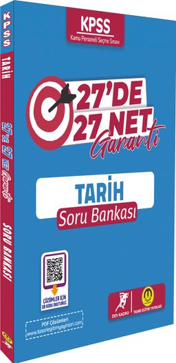 2024 KPSS Tarih 27'de 27 Net Soru Bankası