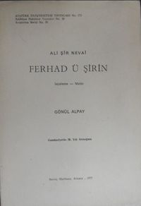 Ali Şir Nevai – Ferhad ü Şirin / 6-C-14